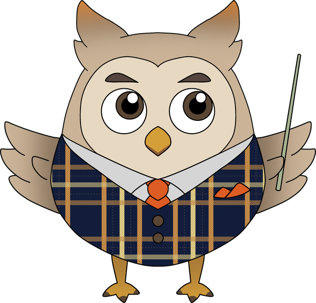 ルネサンスのフクロウ先生(指し棒)